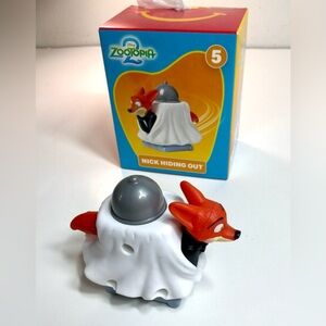Zootopia 2 Nick Hiding Out McDonalds Happy Meal Toy 2025